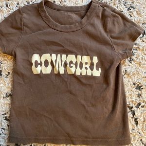 BRANDY MELVILLE cowgirl ashlyn tee
